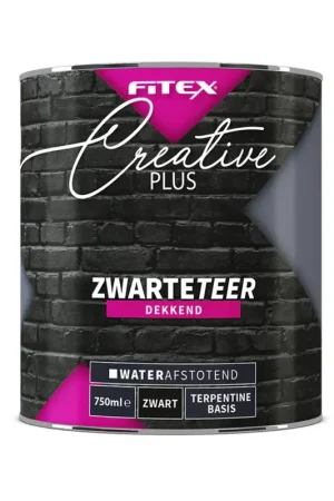 Tijdelijk Beschikbaar Fitex Creative Plus Zwarte Teer